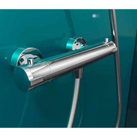 EISL Grifo monomando de ducha CLAUDIO con termostato cromado de , Grifos - Ref: Foro24-446454, Precio: 77,21 €, Descuento: %