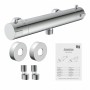 EISL Grifo monomando de ducha CLAUDIO con termostato cromado de , Grifos - Ref: Foro24-446454, Precio: 77,21 €, Descuento: %