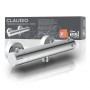 EISL Grifo monomando de ducha CLAUDIO con termostato cromado de , Grifos - Ref: Foro24-446454, Precio: 77,21 €, Descuento: %