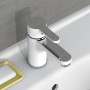 EISL Grifo monomando de lavabo DIZIANI cromado blanco de , Grifos - Ref: Foro24-446482, Precio: 76,07 €, Descuento: %