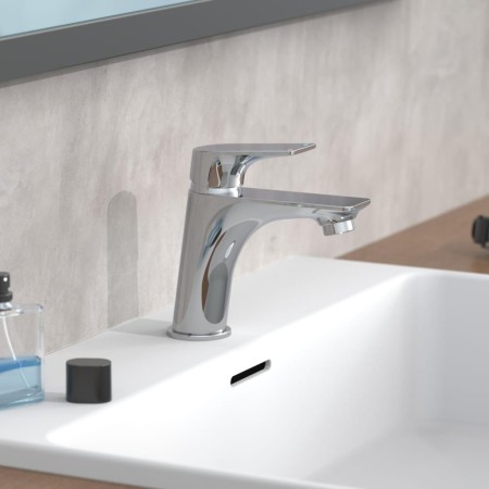 SCHÜTTE Grifo monomando de lavabo BOSTON cromado de , Grifos - Ref: Foro24-446551, Precio: 90,13 €, Descuento: %