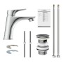 SCHÜTTE Grifo monomando de lavabo BOSTON cromado de , Grifos - Ref: Foro24-446551, Precio: 90,13 €, Descuento: %
