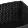 Mesa de jardín plástico gris 53x53x40 cm de , Mesas de jardín - Ref: Foro24-315857, Precio: 93,93 €, Descuento: %