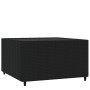 Mesa de centro jardín cuadrada ratán sintético negro 50x50x30cm de , Mesas de jardín - Ref: Foro24-319857, Precio: 64,69 €, D...