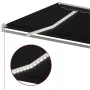 Toldo retráctil manual con LED gris antracita 600x350 cm de vidaXL, Toldos - Ref: Foro24-3069044, Precio: 762,65 €, Descuento: %