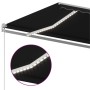 Toldo retráctil manual con LED gris antracita 600x350 cm de vidaXL, Toldos - Ref: Foro24-3069044, Precio: 746,68 €, Descuento: %