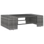 Juego muebles de jardín 9 pzas y cojines ratán sintético gris de , Conjuntos de jardín - Ref: Foro24-3067176, Precio: 845,52 ...
