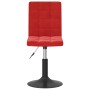 Sillas de comedor giratorias 2 uds terciopelo rojo vino tinto de , Sillas de comedor - Ref: Foro24-335747, Precio: 110,26 €, ...