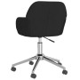 Silla de oficina giratoria de tela negra de , Sillas de oficina - Ref: Foro24-344734, Precio: 95,51 €, Descuento: %
