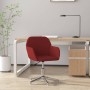 Silla de oficina giratoria tela rojo tinto de , Sillas de oficina - Ref: Foro24-344715, Precio: 79,44 €, Descuento: %