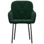 Sillas de comedor 2 unidades terciopelo verde oscuro de , Sillas de comedor - Ref: Foro24-344847, Precio: 125,69 €, Descuento: %