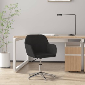 Silla de oficina giratoria de tela negra de , Sillas de oficina - Ref: Foro24-344720, Precio: 95,28 €, Descuento: %