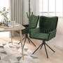 Sillas de comedor giratorias 2 unidades terciopelo verde oscuro de , Sillas de comedor - Ref: Foro24-344811, Precio: 147,05 €...