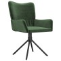 Sillas de comedor giratorias 2 unidades terciopelo verde oscuro de , Sillas de comedor - Ref: Foro24-344811, Precio: 147,05 €...