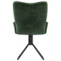 Sillas de comedor giratorias 2 unidades terciopelo verde oscuro de , Sillas de comedor - Ref: Foro24-344811, Precio: 147,05 €...
