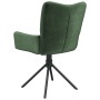 Sillas de comedor giratorias 2 unidades terciopelo verde oscuro de , Sillas de comedor - Ref: Foro24-344811, Precio: 147,05 €...