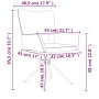 Sillas de comedor giratorias 2 unidades terciopelo verde oscuro de , Sillas de comedor - Ref: Foro24-344811, Precio: 147,05 €...