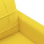 Sofá de 2 plazas de tela amarillo claro 120 cm de , Sofás - Ref: Foro24-359088, Precio: 208,05 €, Descuento: %