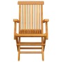 Sillas de jardín 2 uds madera maciza de teca con cojines rojos de , Sillas de jardín - Ref: Foro24-3062493, Precio: 187,89 €,...