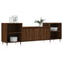 Mueble para TV madera contrachapada marrón roble 160x35x55 cm de , Muebles TV - Ref: Foro24-831339, Precio: 97,09 €, Descuent...