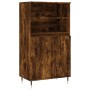Aparador alto madera contrachapada roble ahumado 60x36x110 cm de , Aparadores - Ref: Foro24-831481, Precio: 80,73 €, Descuent...