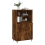 Aparador alto madera contrachapada roble ahumado 60x36x110 cm de , Aparadores - Ref: Foro24-831481, Precio: 80,73 €, Descuent...