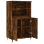 Aparador alto madera contrachapada roble ahumado 60x36x110 cm de , Aparadores - Ref: Foro24-831481, Precio: 80,73 €, Descuent...
