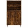 Aparador alto madera contrachapada roble ahumado 60x36x110 cm de , Aparadores - Ref: Foro24-831481, Precio: 80,73 €, Descuent...