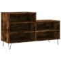 Mueble zapatero madera contrachapada roble ahumado 102x36x60 cm de , Zapateros y organizadores de calzado - Ref: Foro24-83139...