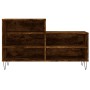Mueble zapatero madera contrachapada roble ahumado 102x36x60 cm de , Zapateros y organizadores de calzado - Ref: Foro24-83139...