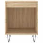 Mesita de noche madera de ingeniería roble Sonoma 40x35x50 cm de , Mesitas de noche - Ref: Foro24-830722, Precio: 36,11 €, De...