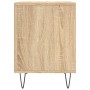 Mesita de noche madera de ingeniería roble Sonoma 40x35x50 cm de , Mesitas de noche - Ref: Foro24-830722, Precio: 36,11 €, De...