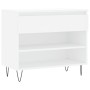 Mueble zapatero madera contrachapada blanco 70x36x60 cm de , Zapateros y organizadores de calzado - Ref: Foro24-831436, Preci...