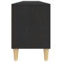Mueble de TV madera contrachapada negro 150x30x44,5 cm de , Muebles TV - Ref: Foro24-831910, Precio: 104,76 €, Descuento: %