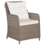Juego de comedor de jardín 5 piezas con cojines marrón de , Conjuntos de jardín - Ref: Foro24-3099554, Precio: 696,71 €, Desc...