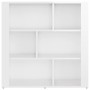 Aparador de madera contrachapada blanco brillante 80x30x80 cm de , Aparadores - Ref: Foro24-819486, Precio: 88,62 €, Descuent...