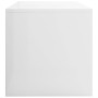 Mueble de TV madera contrachapada blanco brillante 100x40x40 cm de , Muebles TV - Ref: Foro24-800051, Precio: 60,66 €, Descue...