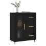 Aparador de madera de ingeniería negro 69,5x34x90 cm de , Aparadores - Ref: Foro24-828021, Precio: 108,44 €, Descuento: %