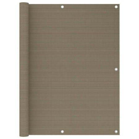 Toldo para balcón HDPE gris taupe 120x500 cm de , Sombrillas - Ref: Foro24-310966, Precio: 30,72 €, Descuento: %