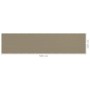 Toldo para balcón HDPE gris taupe 120x500 cm de , Sombrillas - Ref: Foro24-310966, Precio: 30,72 €, Descuento: %