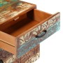 Mesita de noche tallada a mano madera reciclada 40x30x50 cm de , Mesitas de noche - Ref: Foro24-247911, Precio: 134,85 €, Des...