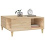 Mesa de centro madera contrachapada roble Sonoma 80x80x36,5 cm de , Mesas de centro - Ref: Foro24-821095, Precio: 69,64 €, De...