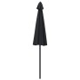 Sombrilla de jardín con palo de aluminio negro 270 cm de , Sombrillas - Ref: Foro24-47310, Precio: 76,77 €, Descuento: %