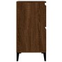 Aparador madera contrachapada marrón roble 60x35x70 cm de , Aparadores - Ref: Foro24-821171, Precio: 76,61 €, Descuento: %
