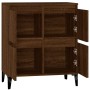 Aparador madera contrachapada marrón roble 60x35x70 cm de , Aparadores - Ref: Foro24-821171, Precio: 76,61 €, Descuento: %