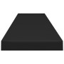 Estantes flotantes de pared 4 uds MDF negro 120x23,5x3,8cm de , Estantes y estanterías - Ref: Foro24-323843, Precio: 112,15 €...