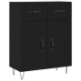 Aparador de madera de ingeniería negro 69,5x34x90 cm de , Aparadores - Ref: Foro24-827973, Precio: 89,16 €, Descuento: %