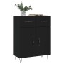 Aparador de madera de ingeniería negro 69,5x34x90 cm de , Aparadores - Ref: Foro24-827973, Precio: 89,16 €, Descuento: %