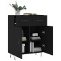 Aparador de madera de ingeniería negro 69,5x34x90 cm de , Aparadores - Ref: Foro24-827973, Precio: 89,16 €, Descuento: %