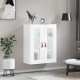 Armario de pared blanco brillante 69,5x34x90 cm de , Aparadores - Ref: Foro24-828454, Precio: 92,43 €, Descuento: %